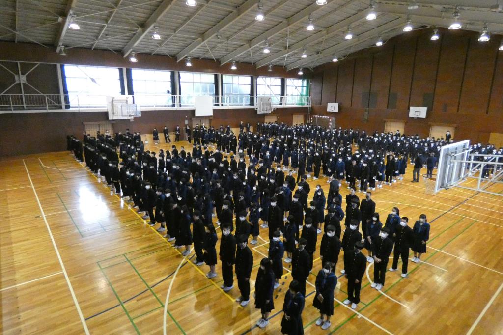 1学期 始業式・対面式 愛知県立東浦高等学校